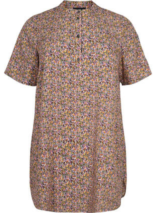 FLASH - Floral tunic with short sleeves, Multi Ditsy, Packshot image number 0