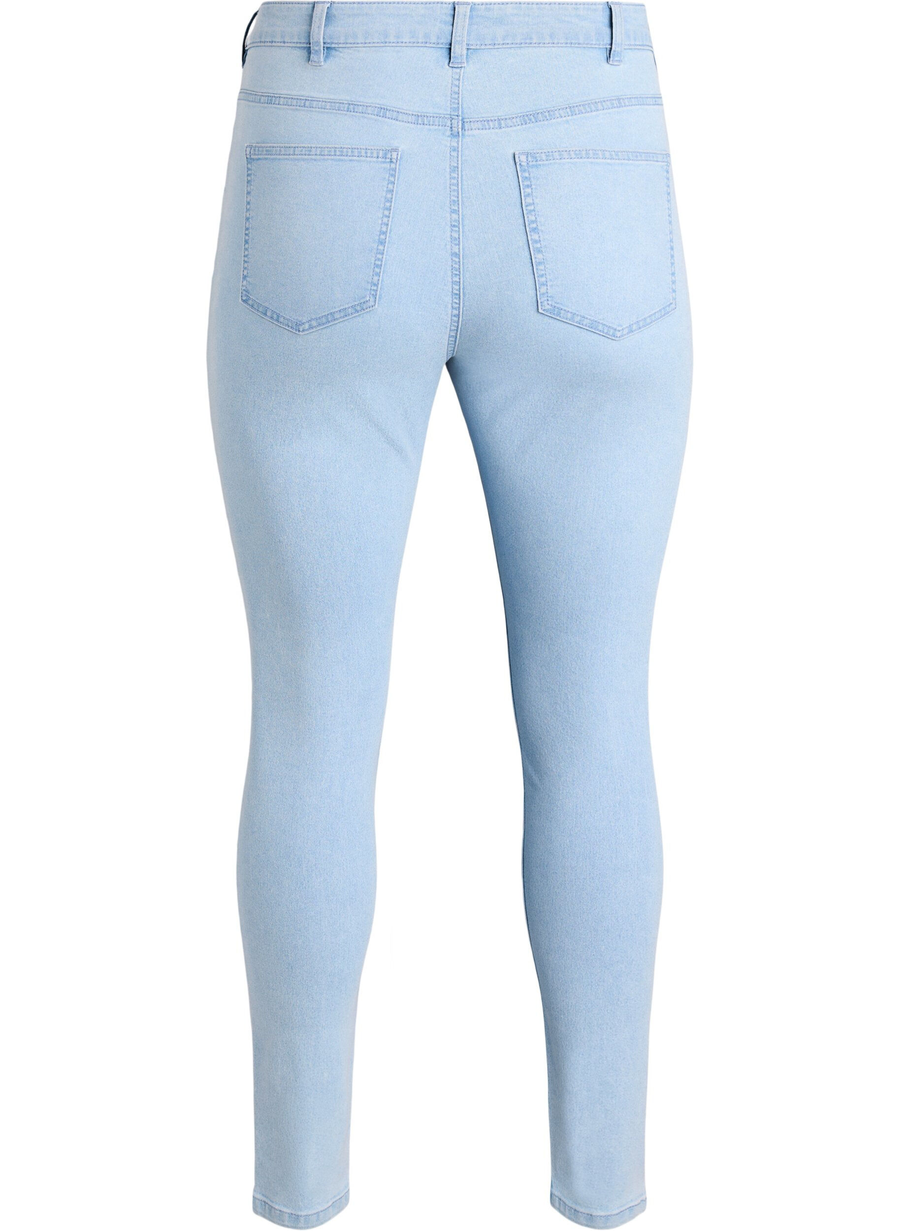 ZizzifashionAmy high-waisted super slim fit jeans, Light Blue, Packshot image number 1