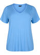 Ribbed T-shirt with LENZING™ ECOVERO™ Viscose, Marina, Packshot image number 0