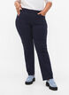 Classic viscose blend trousers, Blue, Model image number 2