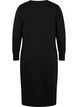 Cotton sweater dress with pockets, Black, Packshot image number 1