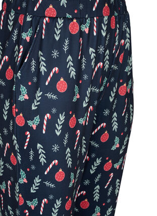 Christmas trousers with print, Night Sky XMAS AOP, Packshot image number 2