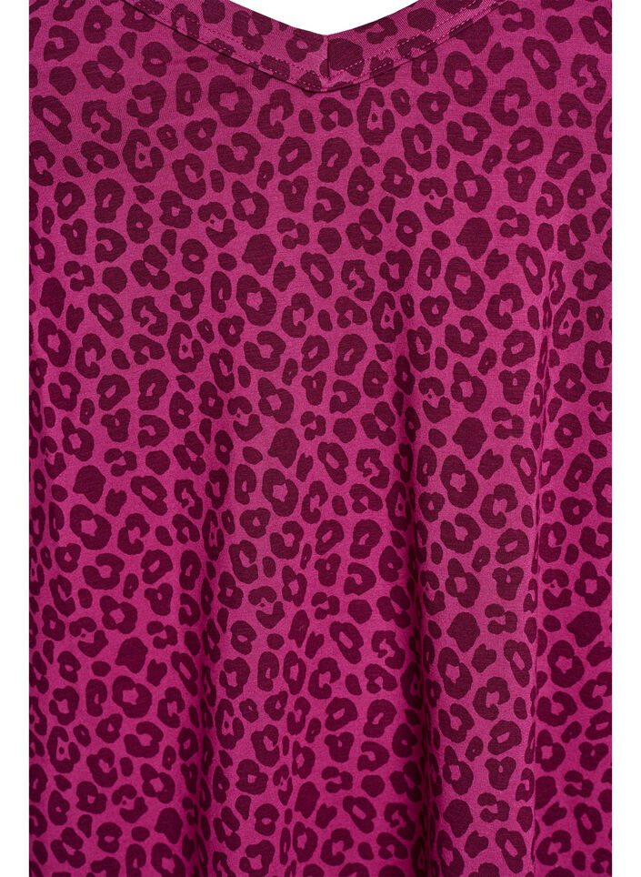 Night top with straps and V-neckline, Pink, Packshot image number 2