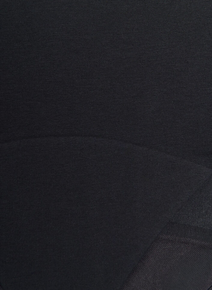 High-waisted cotton period pants for everyday wear, Black, Packshot image number 2