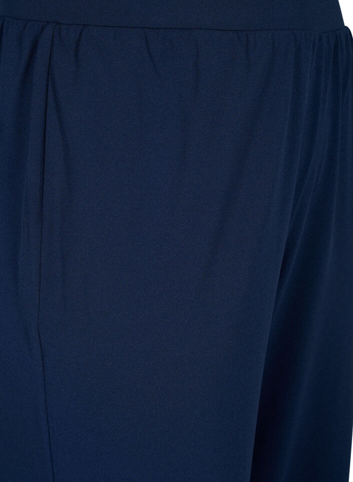 Trousers with straight fit, Blue, Packshot image number 2