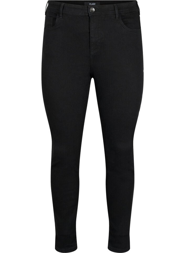 Jeans with super slim fit, Black, Packshot image number 0