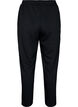 Trousers in modal mix with slit, Black, Packshot image number 1