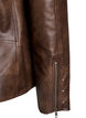 Faux leather jacket with studs and pockets, Brown, Packshot image number 4