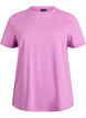 Basic cotton T-shirt with round neck, Purple, Packshot image number 0