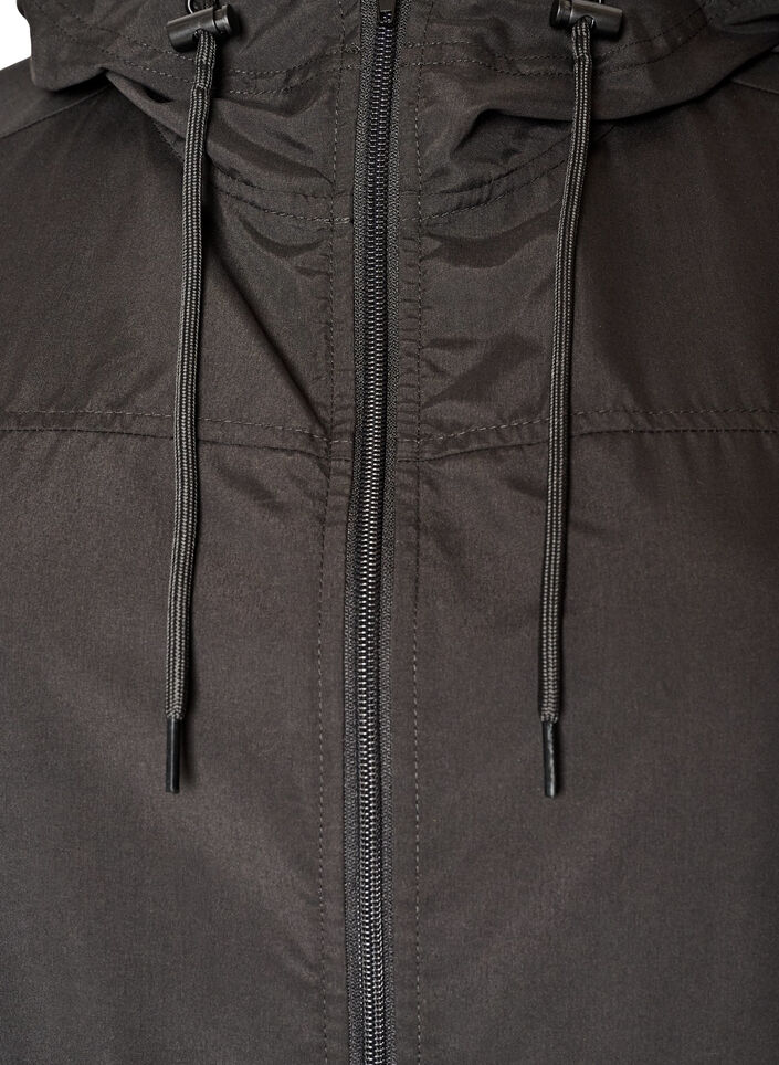 Lightweight parka with a hood, Black, Packshot image number 2