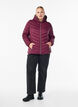 Lightweight jacket with hood, Dark Bordeaux, Model image number 1