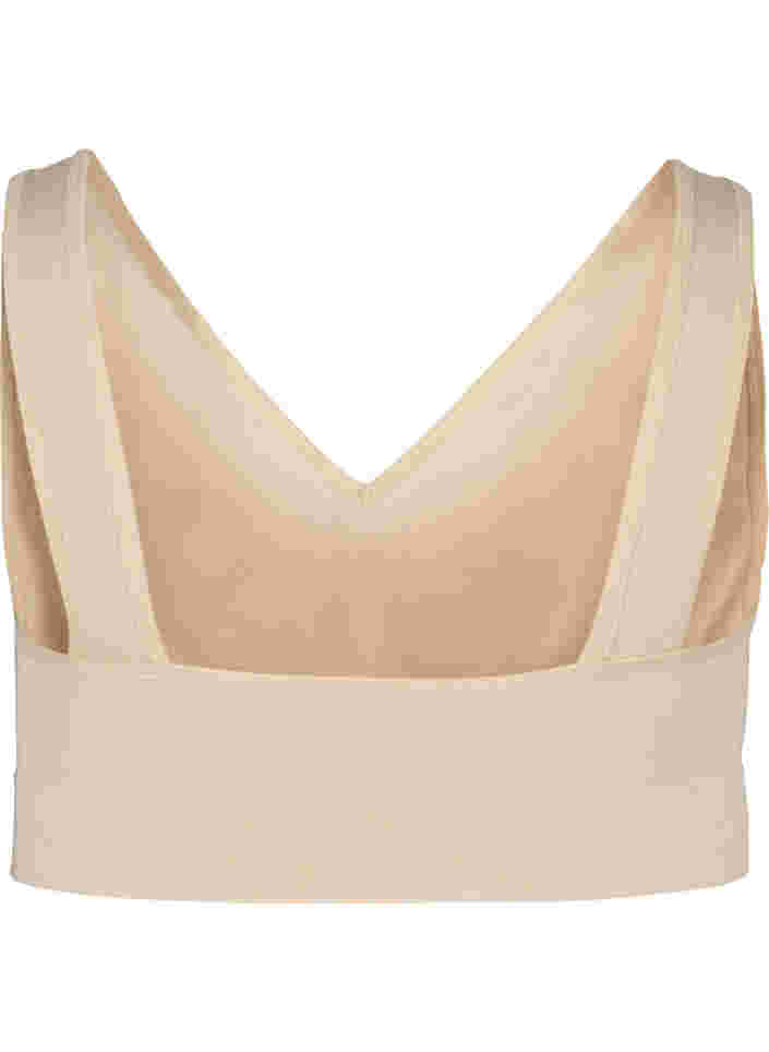 Wireless V-neck bra, Nude, Packshot image number 1