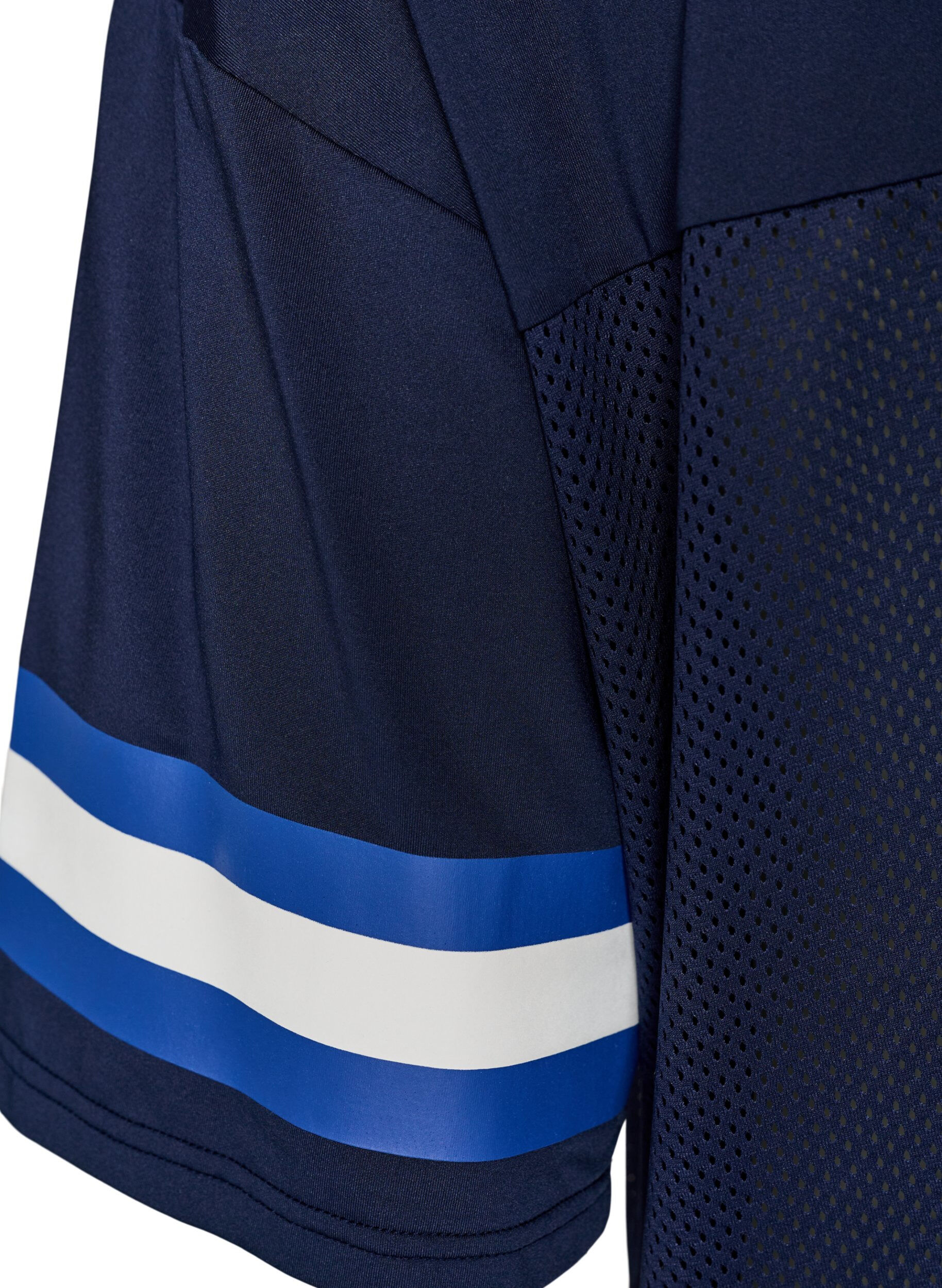ZizzifashionWorkout t-shirt with a V-neck and front print, Blue, Packshot image number 3