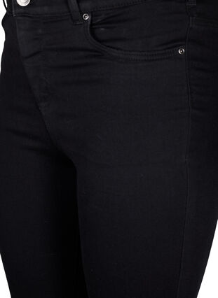 Super slim jeans with high waist, Black, Packshot image number 2
