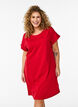 2-pack T-shirt dress with short sleeves, Red, Model image number 0