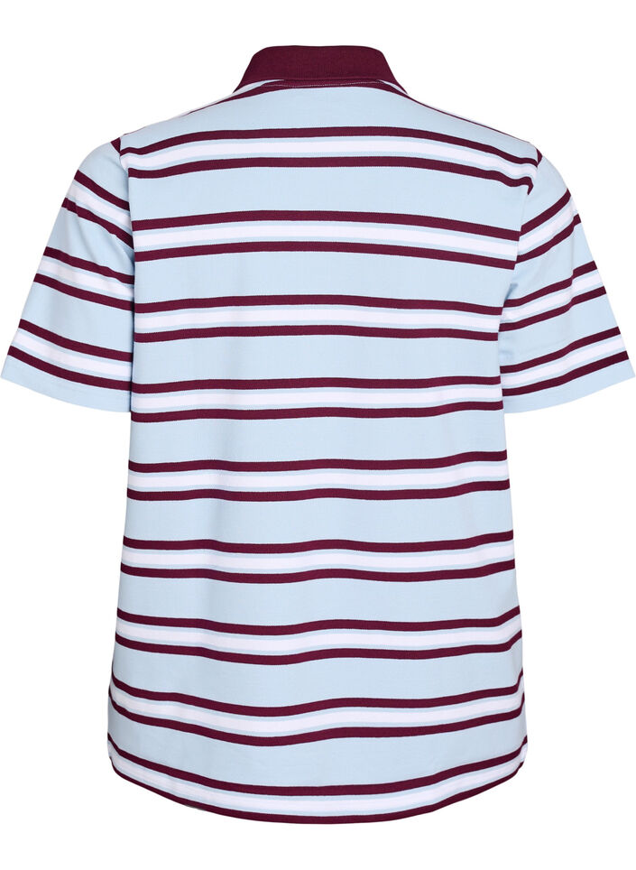 Short sleeve polo shirt, Light Blue, Packshot image number 1