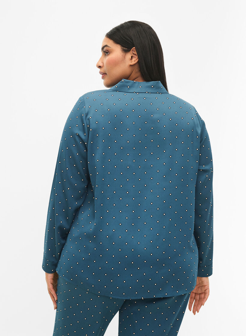 Printed nightshirt, Green, Model image number 1