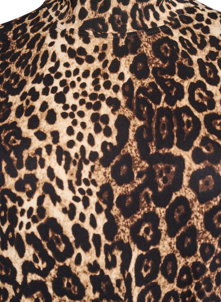 FLASH - Long sleeve dress with turtleneck, Black, Packshot image number 2