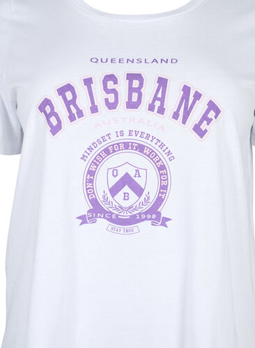 Cotton T-shirt with print, B.W. Brisbane, Packshot image number 2