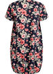 Short-sleeved cotton dress with print, Blue, Packshot image number 1