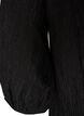 Dress with a balloon shape and structure, Black, Packshot image number 3