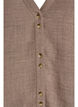 V-neck shirt blouse with short sleeves, Brown, Packshot image number 2