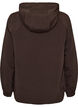 Lightweight jacket with a hood and zipper, Brown, Packshot image number 1
