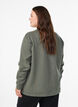 Sweatshirt with crew neck, Green, Model image number 2
