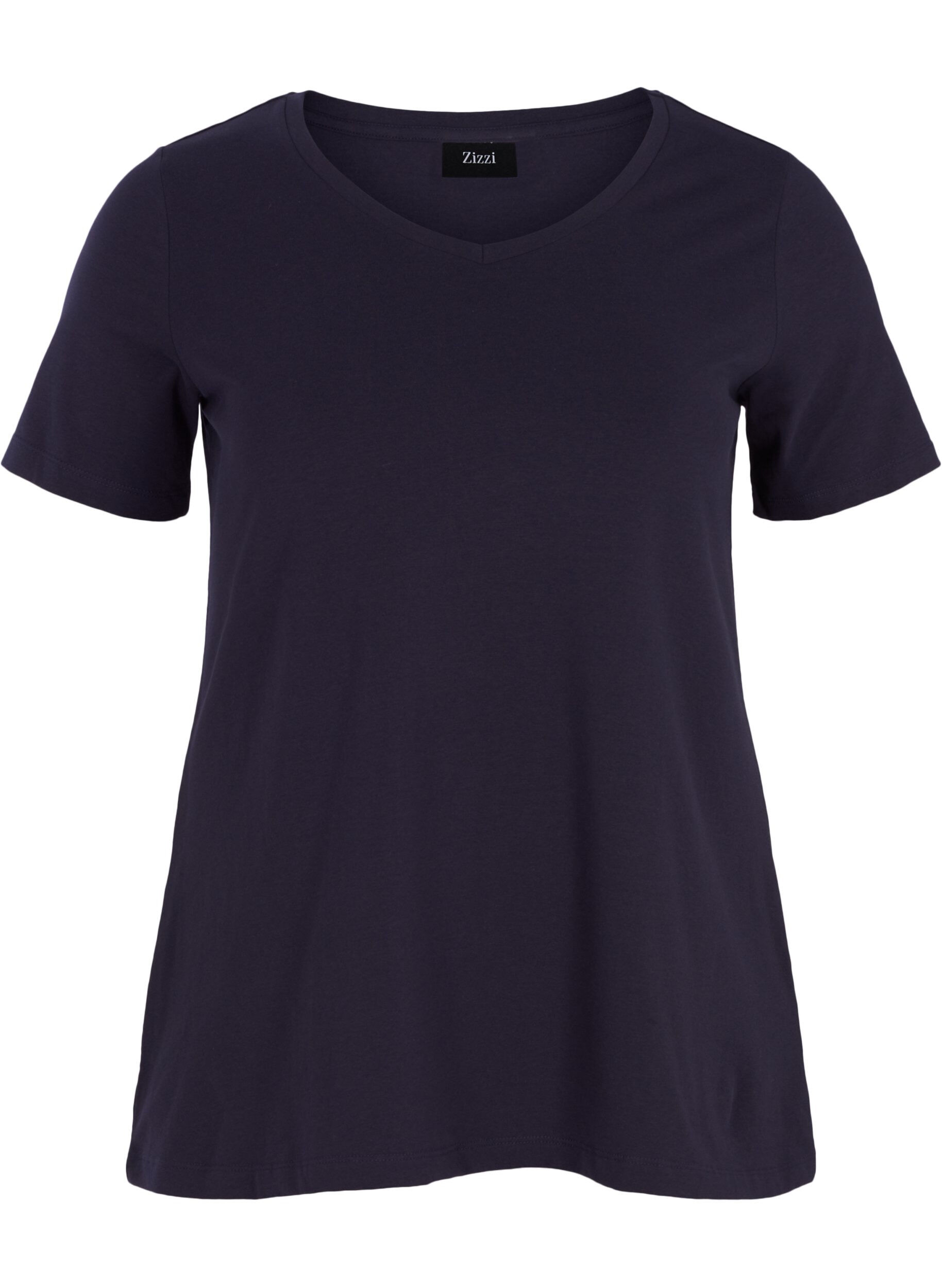 Basic plain cotton t-shirt