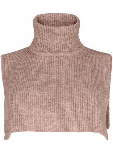 Rib knit scarf, Deep Taupe Mel., Packshot image number 0