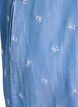 Lyocell dress with a denim look and embroidered flowers, Light Blue, Packshot image number 3