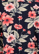 Short-sleeved cotton dress with print, Blue, Packshot image number 2