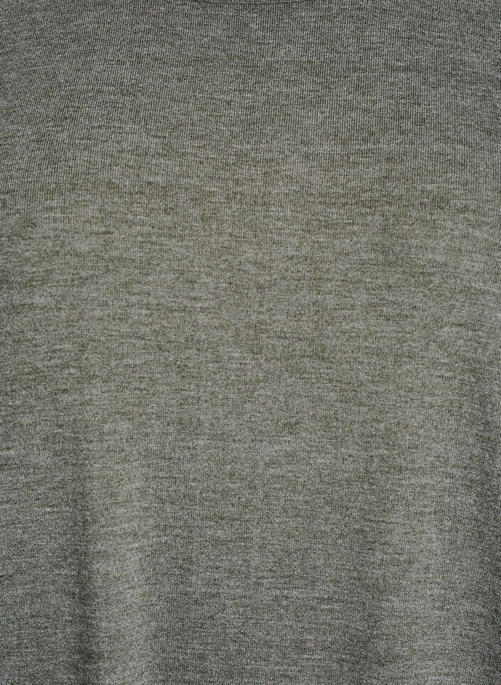 FLASH – Jersey blouse with 3/4 sleeves, Green, Packshot image number 2