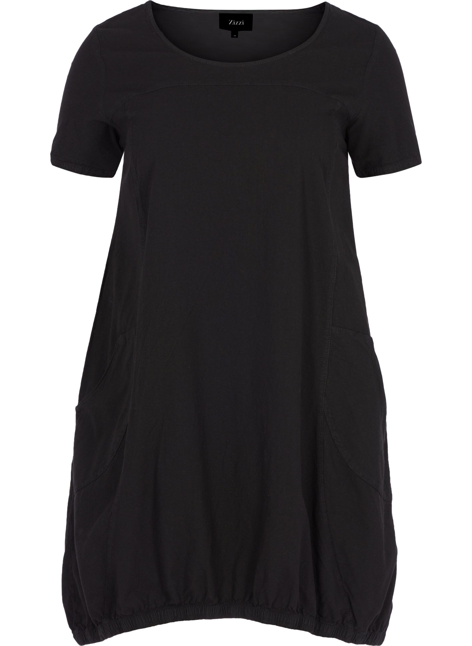 Short-sleeved cotton dress