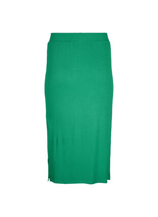 Slim fit midi skirt in viscose, Jolly Green, Packshot image number 1