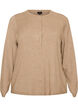 Cardigan with round buttons, Beige, Packshot image number 0