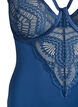 Underwired lace body with strap detail, Blue, Packshot image number 2