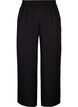 Loose trousers with elasticated waistband and pockets, Black, Packshot image number 0