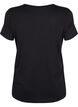 Sports t-shirt with print, Black w. Disciplined, Packshot image number 1