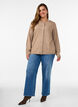 Cardigan with round buttons, Beige, Model image number 1