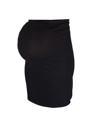 Close-fitting maternity skirt, Black, Packshot image number 0