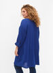 Viscose tunic with 3/4 sleeves, Blue, Model image number 2