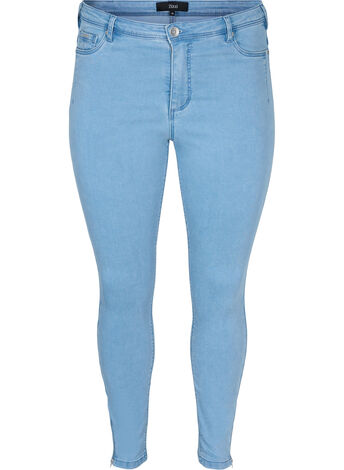 Cropped Amy jeans with a zip