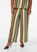 Loose viscose trousers with stripes, Brown, Model image number 2