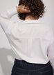 Loose shirt with V-neck, White, Model image number 3