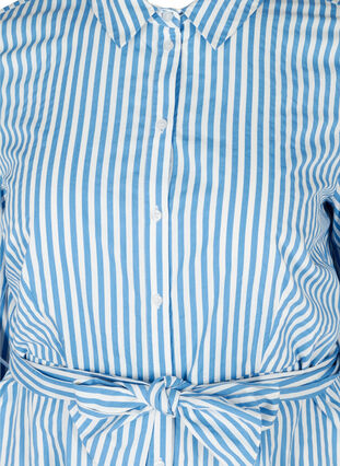 Striped shirt dress in cotton, Regatta, Packshot image number 2