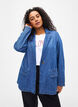 Denim blazer with pockets, Blue Denim, Model image number 0