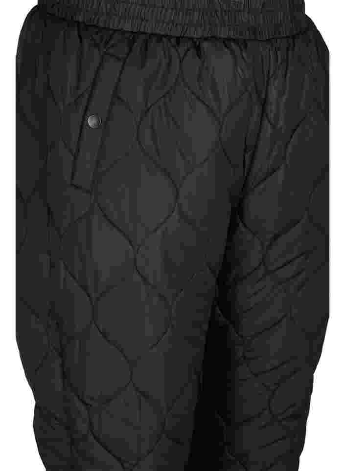 Quilted thermal trousers, Black, Packshot image number 2