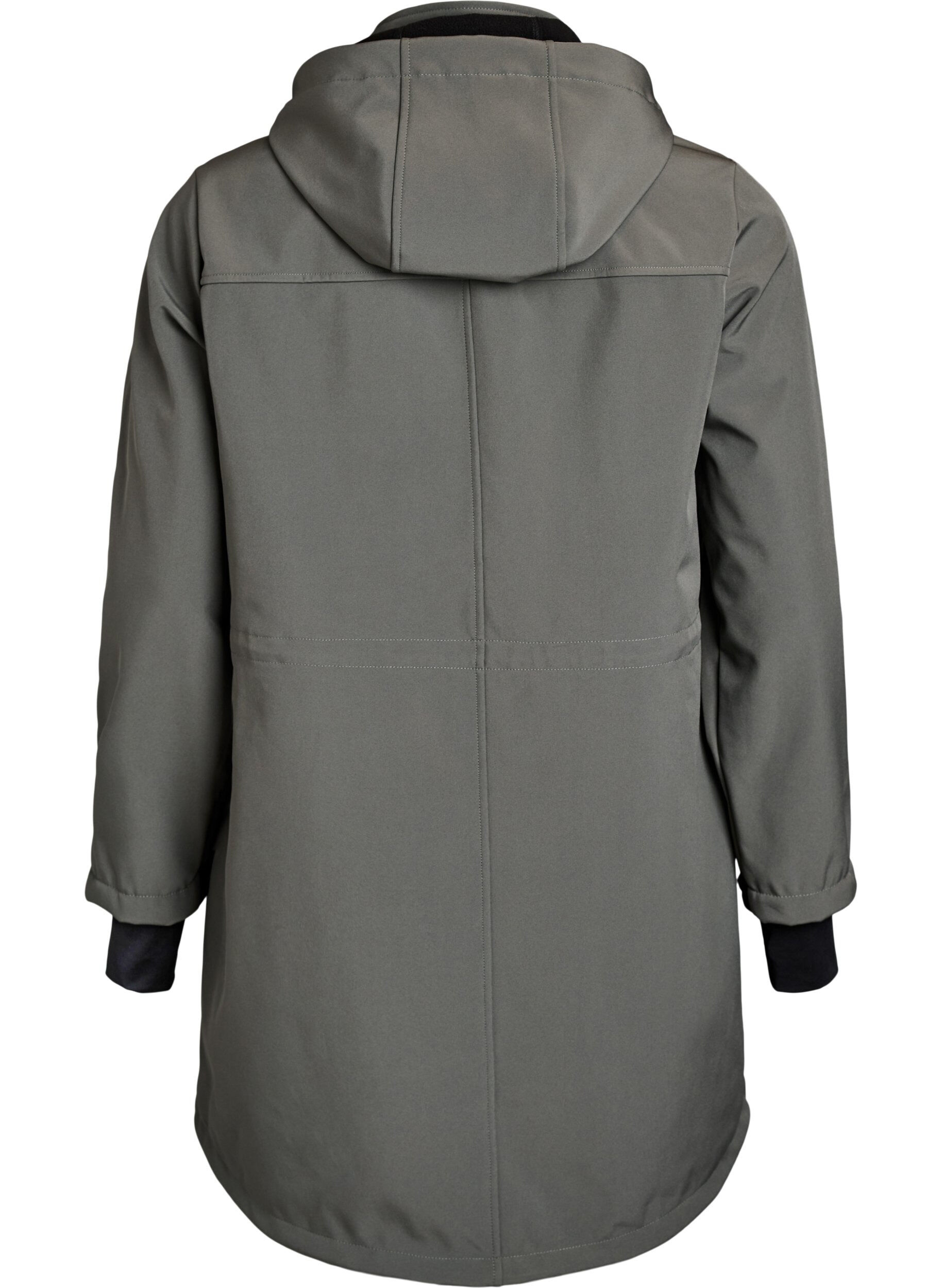 Zizzifashion Softshell jacket with detachable hood, Dark Grey, Packshot image number 1