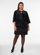 Short sequin skirt, Black, Model image number 1